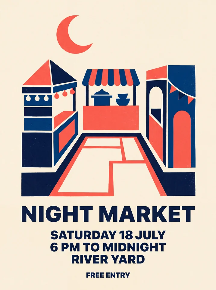 Night market, generated by google/gemini-3-pro-image