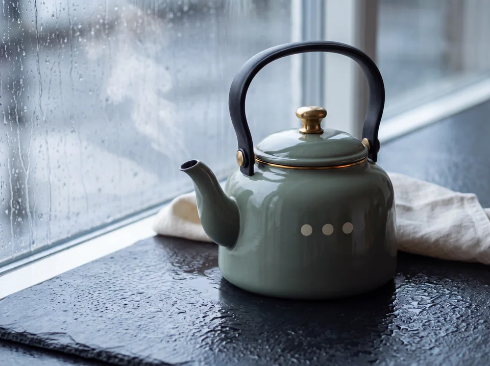 Same kettle, new setting, generated by google/gemini-3-pro-image