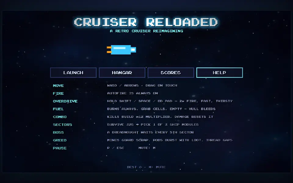 Cruiser Reloaded built by muse-spark-1.3-xhigh