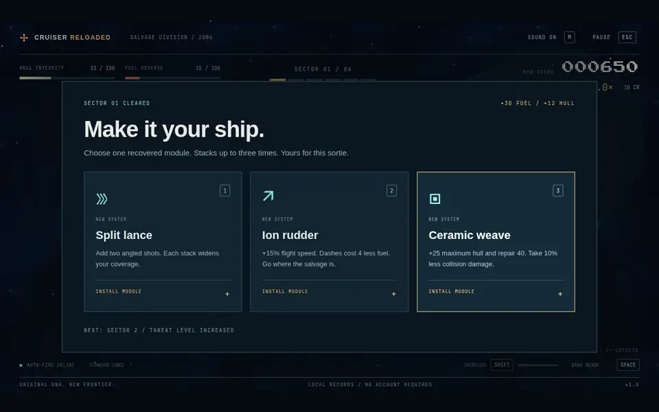Cruiser Reloaded built by stealth-union-alpha